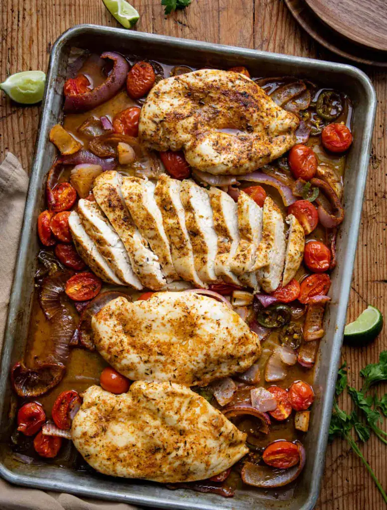 baked salsa chicken