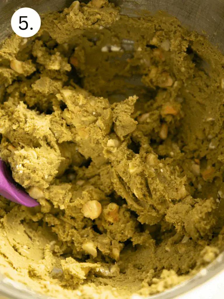 step 5 on the cookie dough