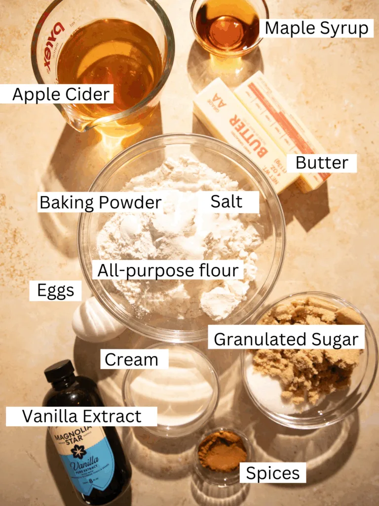 Portioned and prep ingredients 