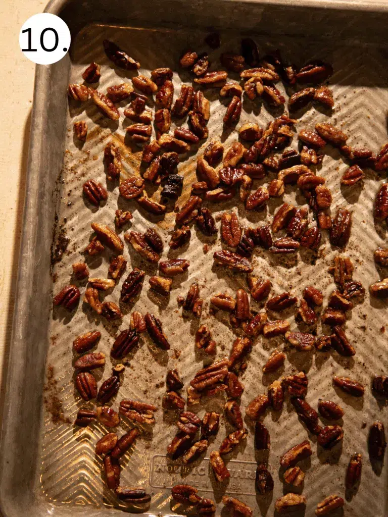Pecans with Butter and Spices for Toasting